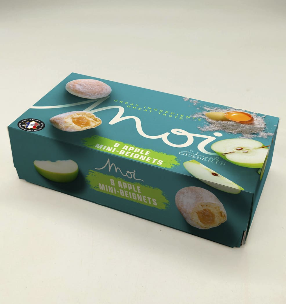 Moi Apple Mini Beignet packaging